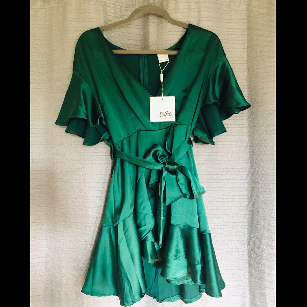 Selfie Leslie Satin Dress